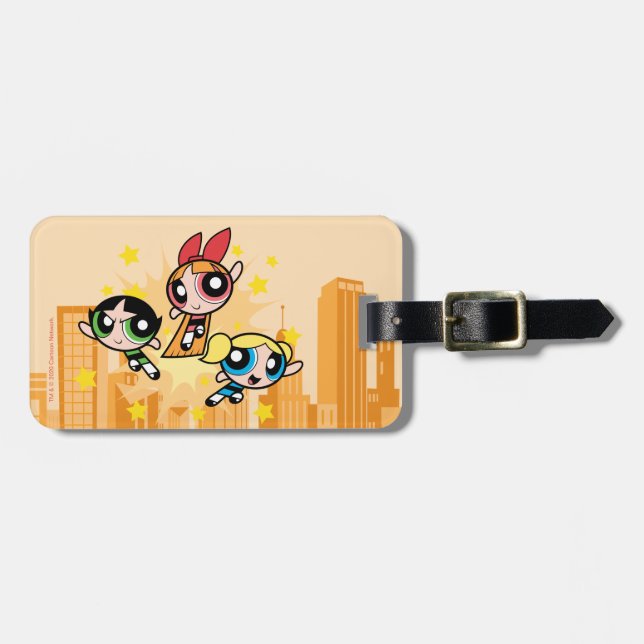 Powerpuff Flickors Spara på dagen Bagagebricka (Horisontell Framsida)