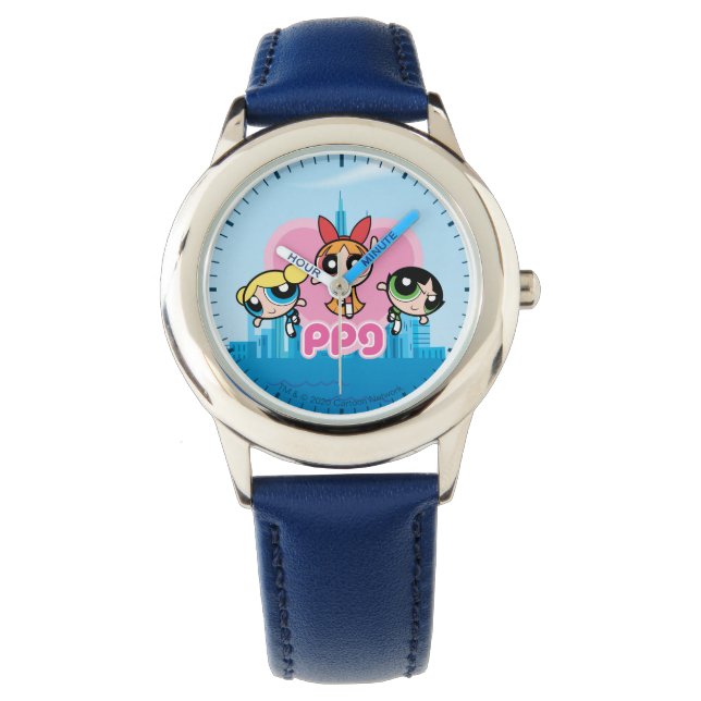 Powerpuff Flickteam Fantastisk Armbandsur (Framsida)