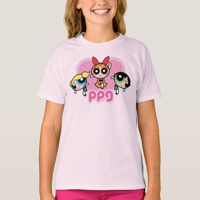 Powerpuff Flickteam Fantastisk T Shirt (Framsida)