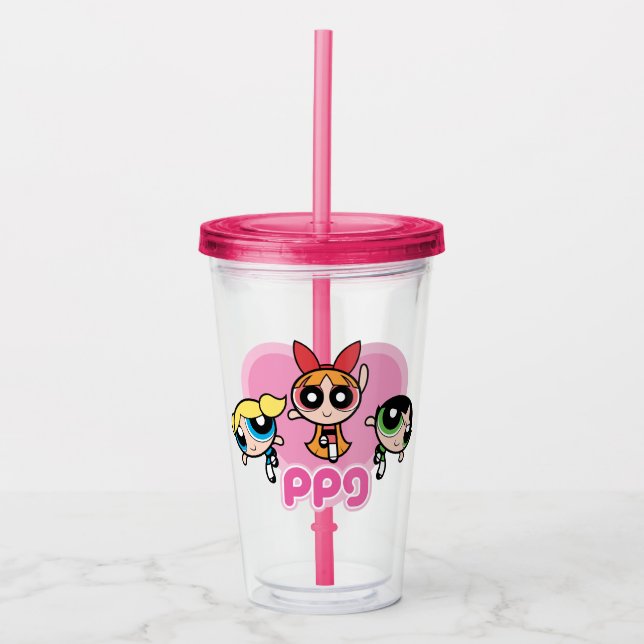 Powerpuff Flickteam Fantastisk Take Away Mugg (Framsida)