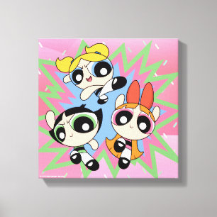 Powerpuff Girkraft Canvastryck