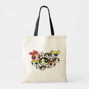 Powerpuff Girls Ansikte Mönster Tygkasse