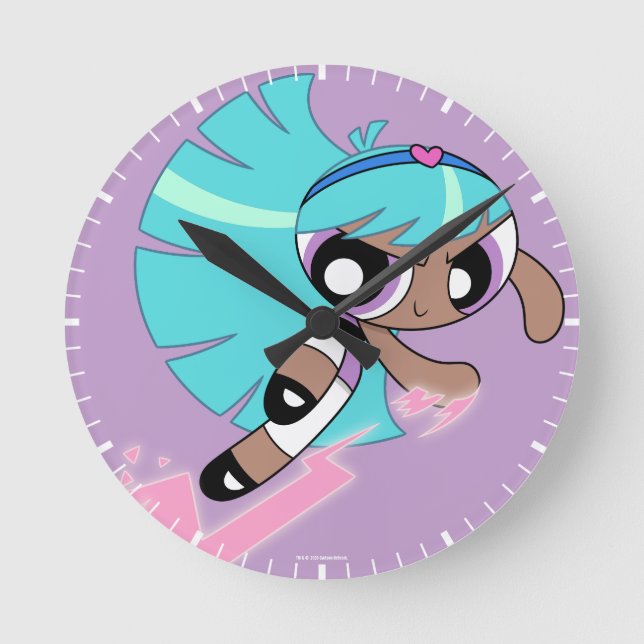 Powerpuff Girls Bliss Rund Klocka (Framsida)