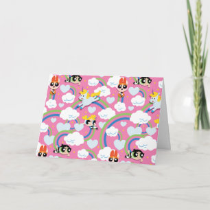 Powerpuff Girls & Donny Rainbow Mönster Kort