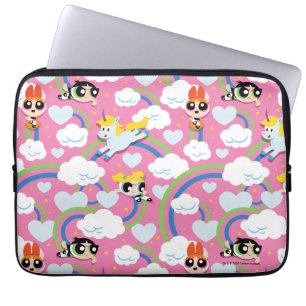 Powerpuff Girls & Donny Rainbow Mönster Laptop Fodral