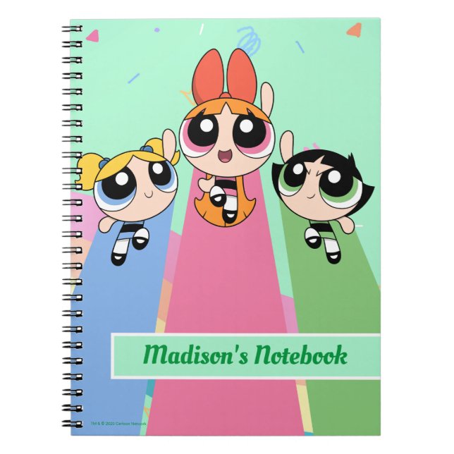 Powerpuff Girls flygfrekvens är hög Anteckningsbok (Framsidan)