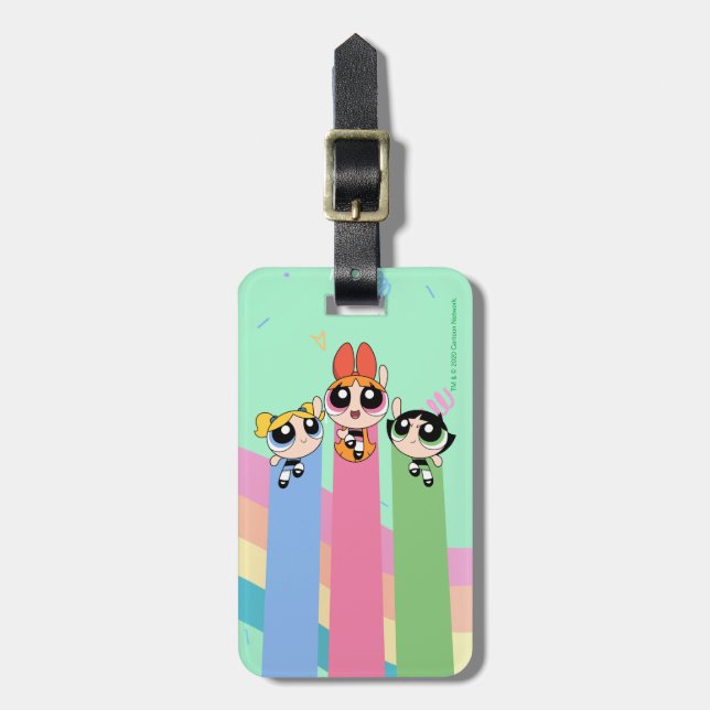 Powerpuff Girls flygfrekvens är hög Bagagebricka (Vertikal Framsida)