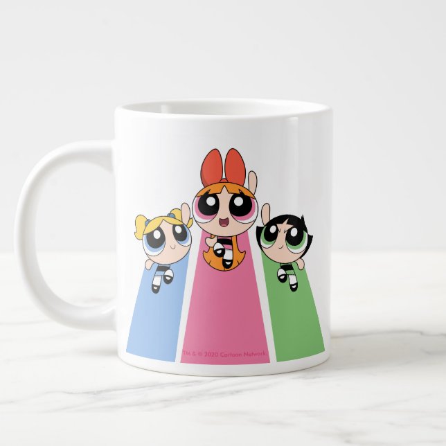 Powerpuff Girls flygfrekvens är hög Jumbo Mugg (Vänster)