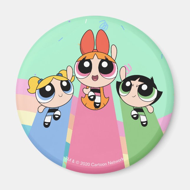 Powerpuff Girls flygfrekvens är hög Magnet (Framsidan)