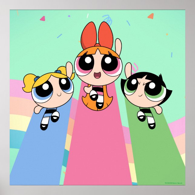 Powerpuff Girls flygfrekvens är hög Poster (Framsidan)