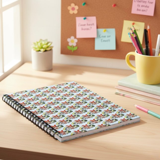 powerpuff girls Notebook Anteckningsbok (Skapare uppladdad)