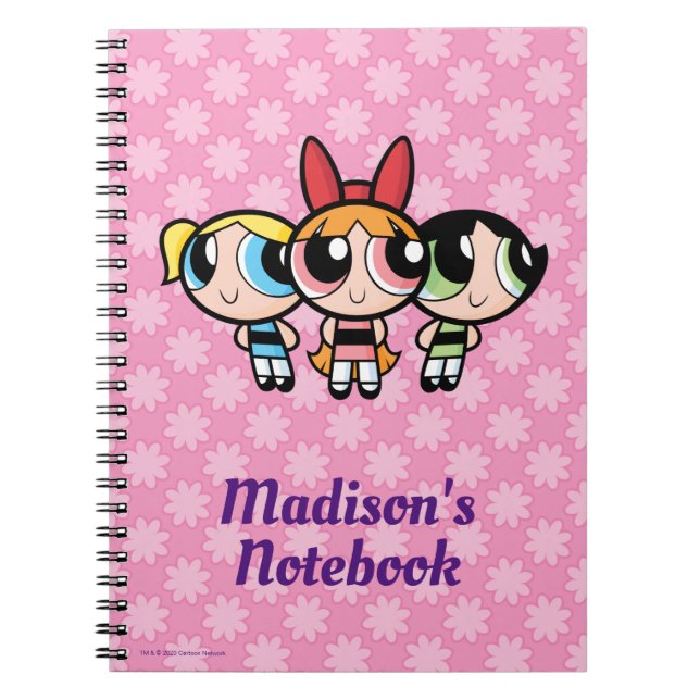 Powerpuff Girls: Socker, Spice och Allt Nice Anteckningsbok (Framsidan)