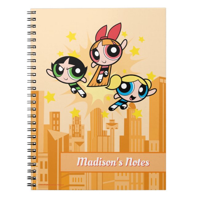 Powerpuff Girls Spara på dagen Anteckningsbok (Framsidan)