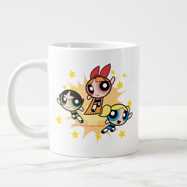 Powerpuff Girls Spara på dagen Jumbo Mugg (Vänster)