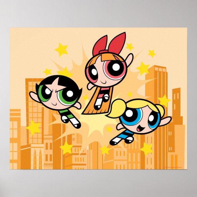 Powerpuff Girls Spara på dagen Poster (Framsidan)