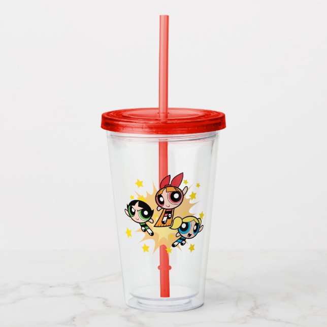 Powerpuff Girls Spara på dagen Take Away Mugg (Framsida)