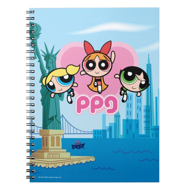 Powerpuff Girls Team Fantastisk Anteckningsbok (Framsidan)