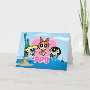Powerpuff Girls Team Fantastisk Kort