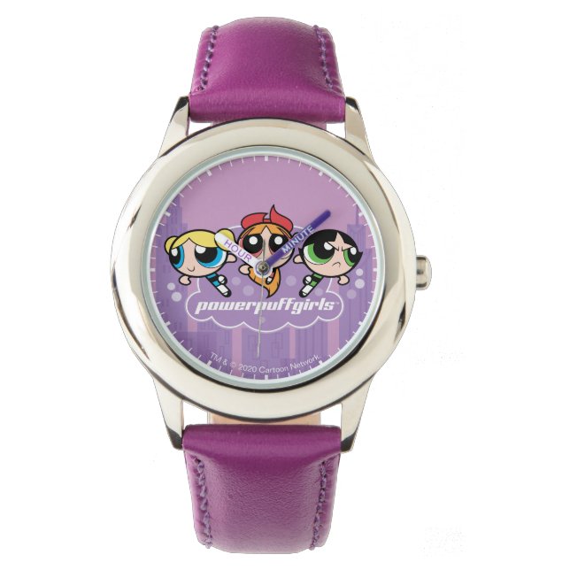 Powerpuff Girls Team-Logotyp Armbandsur (Framsida)