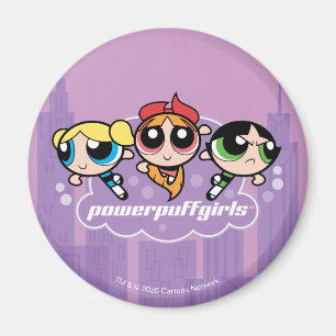Powerpuff Girls Team-Logotyp Magnet