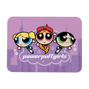 Powerpuff Girls Team-Logotyp Magnet
