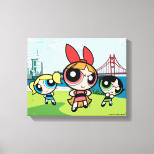 Powerpuff Girls Toppen Fierce Canvastryck