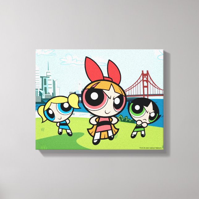 Powerpuff Girls Toppen Fierce Canvastryck (Framsida)