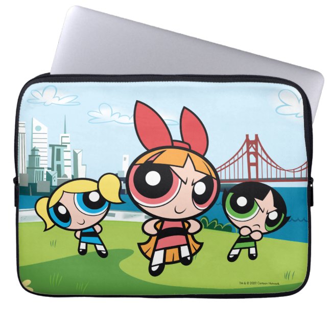 Powerpuff Girls Toppen Fierce Laptop Fodral (Framsidan)