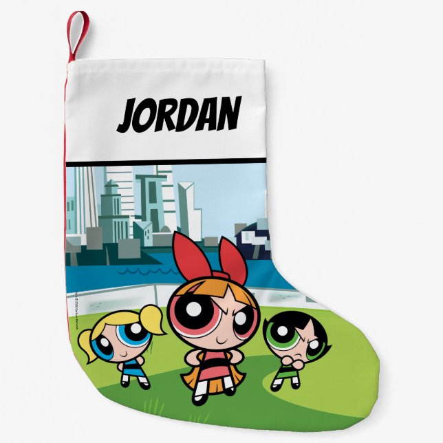 Powerpuff Girls Toppen Fierce Liten Julstrumpa (Framsidan)
