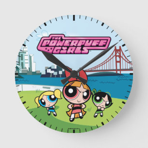 Powerpuff Girls Toppen Fierce Rund Klocka