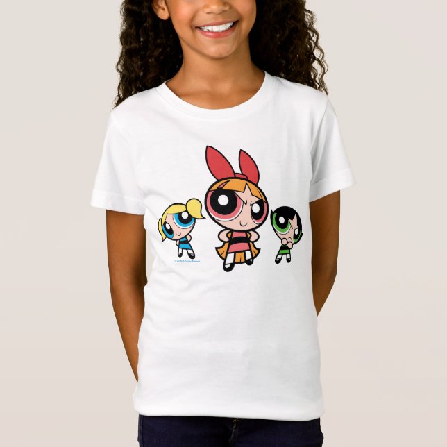 Powerpuff Girls Toppen Fierce T Shirt (Framsida)