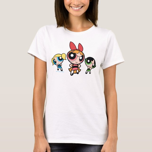 Powerpuff Girls Toppen Fierce T Shirt (Framsida)