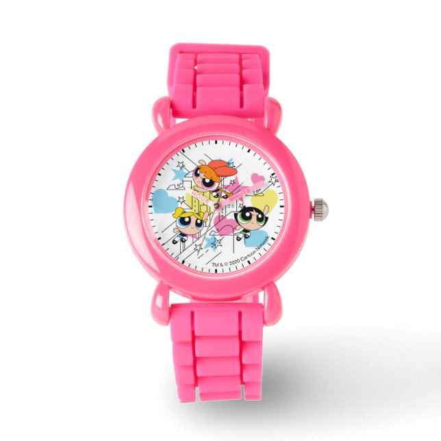 Powerpuff Girls Townsville Mönster Armbandsur (Framsida)