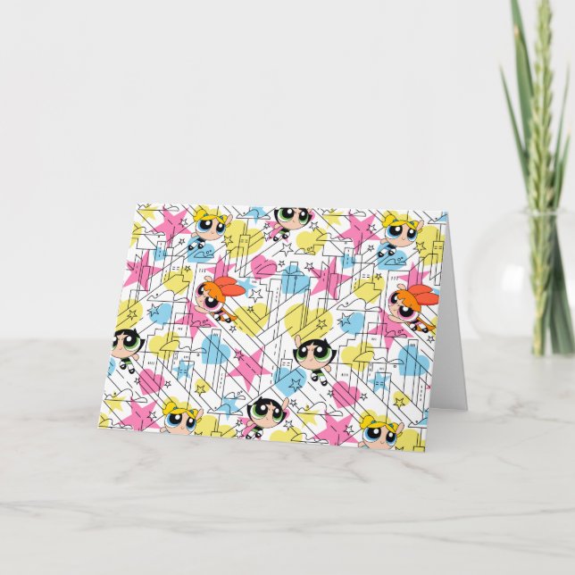 Powerpuff Girls Townsville Mönster Kort (Framsida)