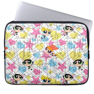 Powerpuff Girls Townsville Mönster Laptop Fodral