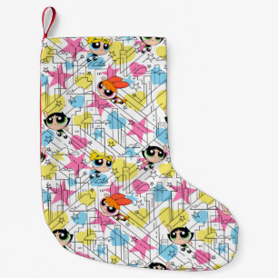 Powerpuff Girls Townsville Mönster Liten Julstrumpa