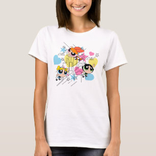 Powerpuff Girls Townsville Mönster T Shirt