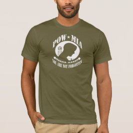 POWMIA ÄR DU INTE GLÖMDA HJÄLTESKJORTOR TEE SHIRT