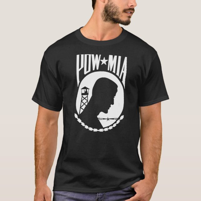 POWMIA POW MIA T SHIRT (Framsida)