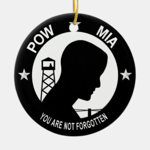POWMIA-prydnad Julgransprydnad Keramik