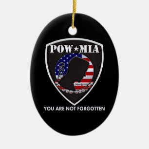 POWMIA - Skydda Julgransprydnad Keramik