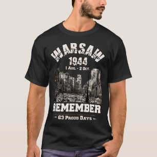 Powstanie warszawskie 1944 t shirt