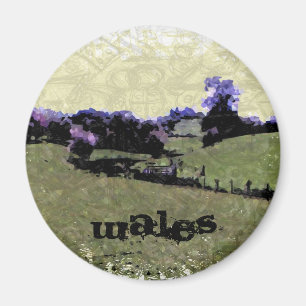Powys Doodle Magnet