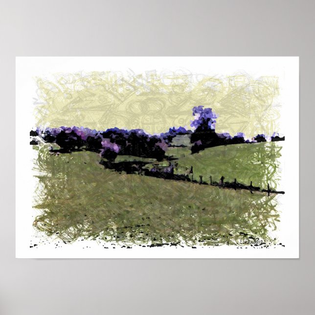 Powys Doodle Poster (Framsidan)