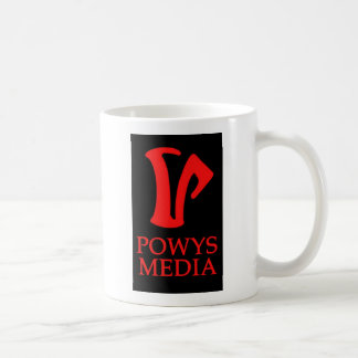Powys massmediamugg (logotyp 2) kaffemugg