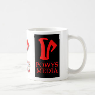 Powys massmediamugg (logotyp 3) kaffemugg