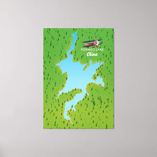 Poyang Sjö Canvastryck (Framsida)