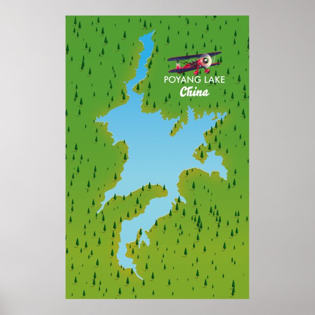 Poyang Sjö Poster (Framsidan)