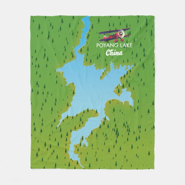 Poyangsjön Fleecefilt (Framsidan)