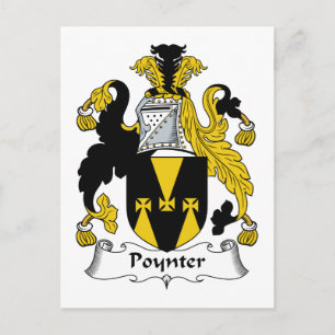 Poynter familjevapen vykort